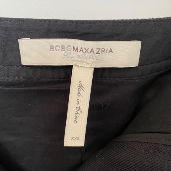 BCBG Maxazria Runway Skirt, XXS, black with white - Picture 5 of 10